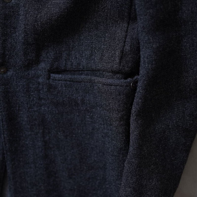 14AW STAND FALL IN COLLAR COAT ウールステンカラーコート / t 14AW STAND FALL IN COLLAR COAT ウールステンカラーコート / t