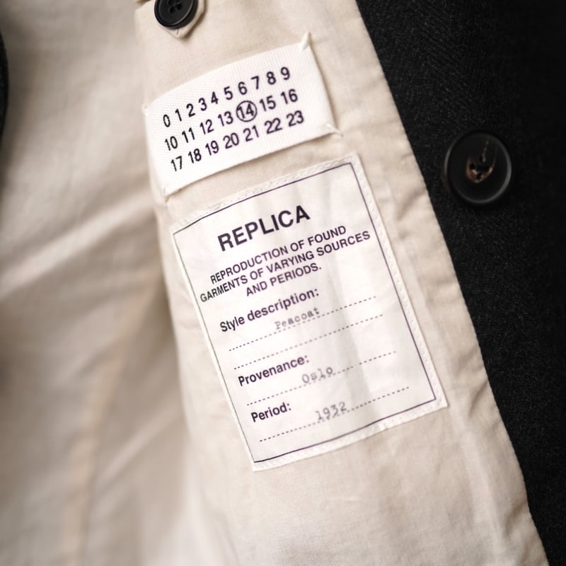 14AW REPLICA ウールPコート / Maison Martin Margiela(メ 14AW REPLICA ウールPコート / Maison Martin Margiela(メ