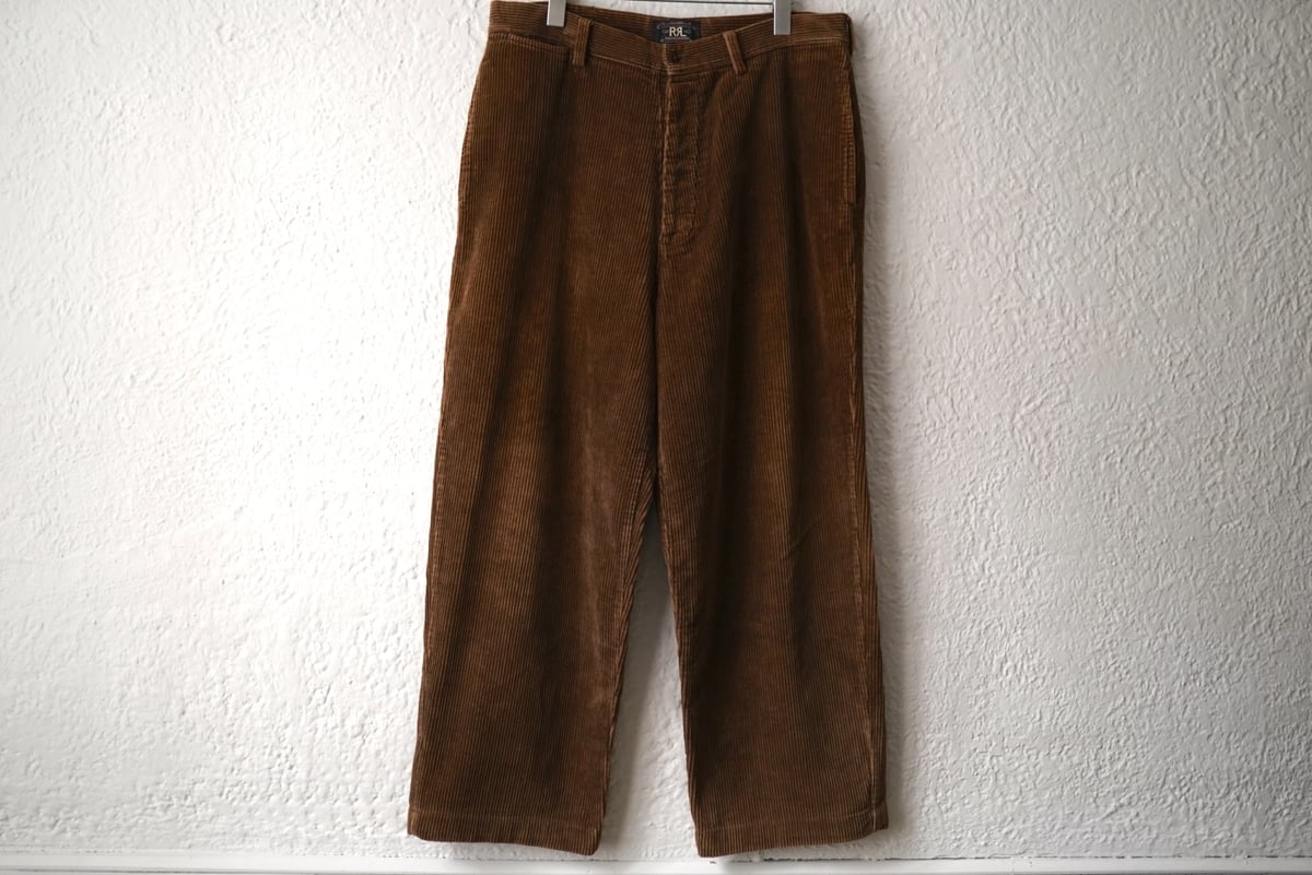 超希少 三ツ星黒タグ USA製 RRL オーバーオール コーデュロイ サイズ30