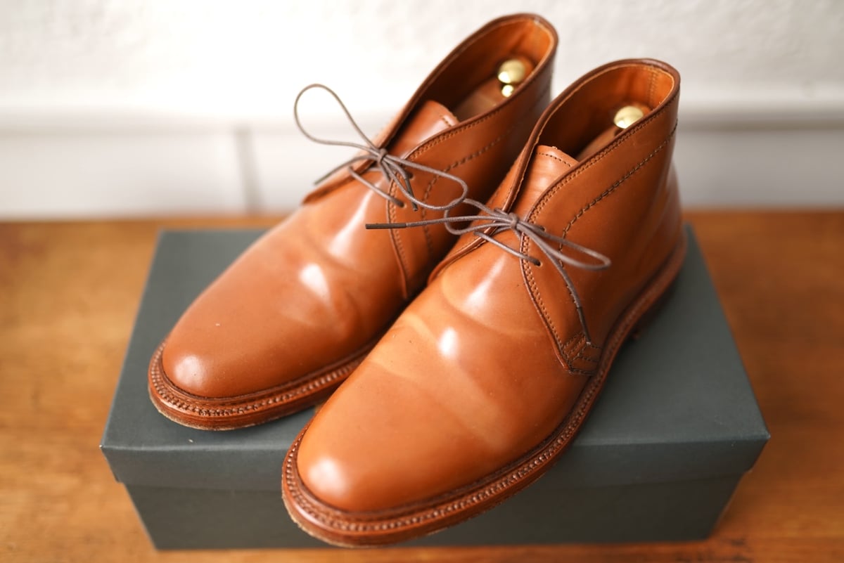 ウイスキーコードヴァンレザーチャッカブーツ 7D / Alden ウイスキーコードヴァンレザーチャッカブーツ 7D / Alden
