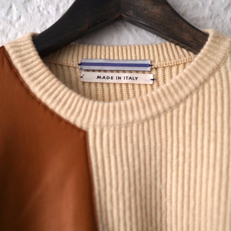19AW Shoulder Patch 1 Yarn Camel Sweater ベビーキャメ 19AW Shoulder Patch 1 Yarn Camel Sweater ベビーキャメ