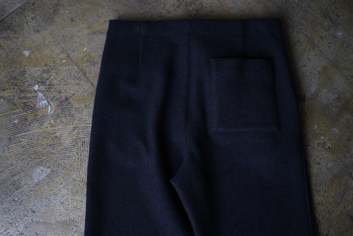 21AW Wool Ling Yarn Milled Jersey ウールイージーパンツ / ...