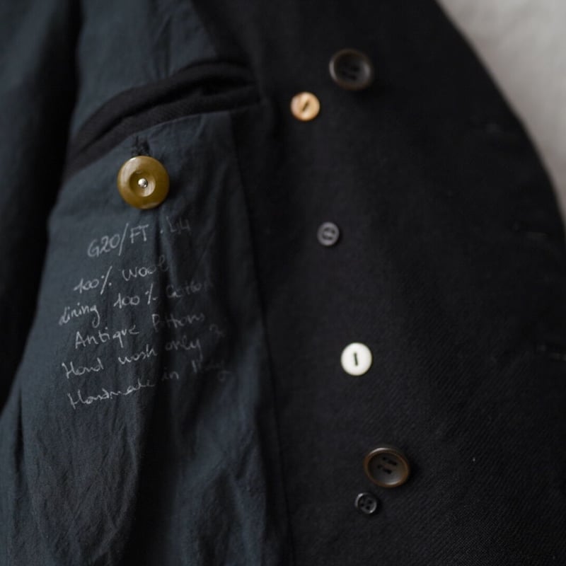20AW ウールツイルダブルブレザージャケット / ARCHIVIO J.M.Ribot(アル 