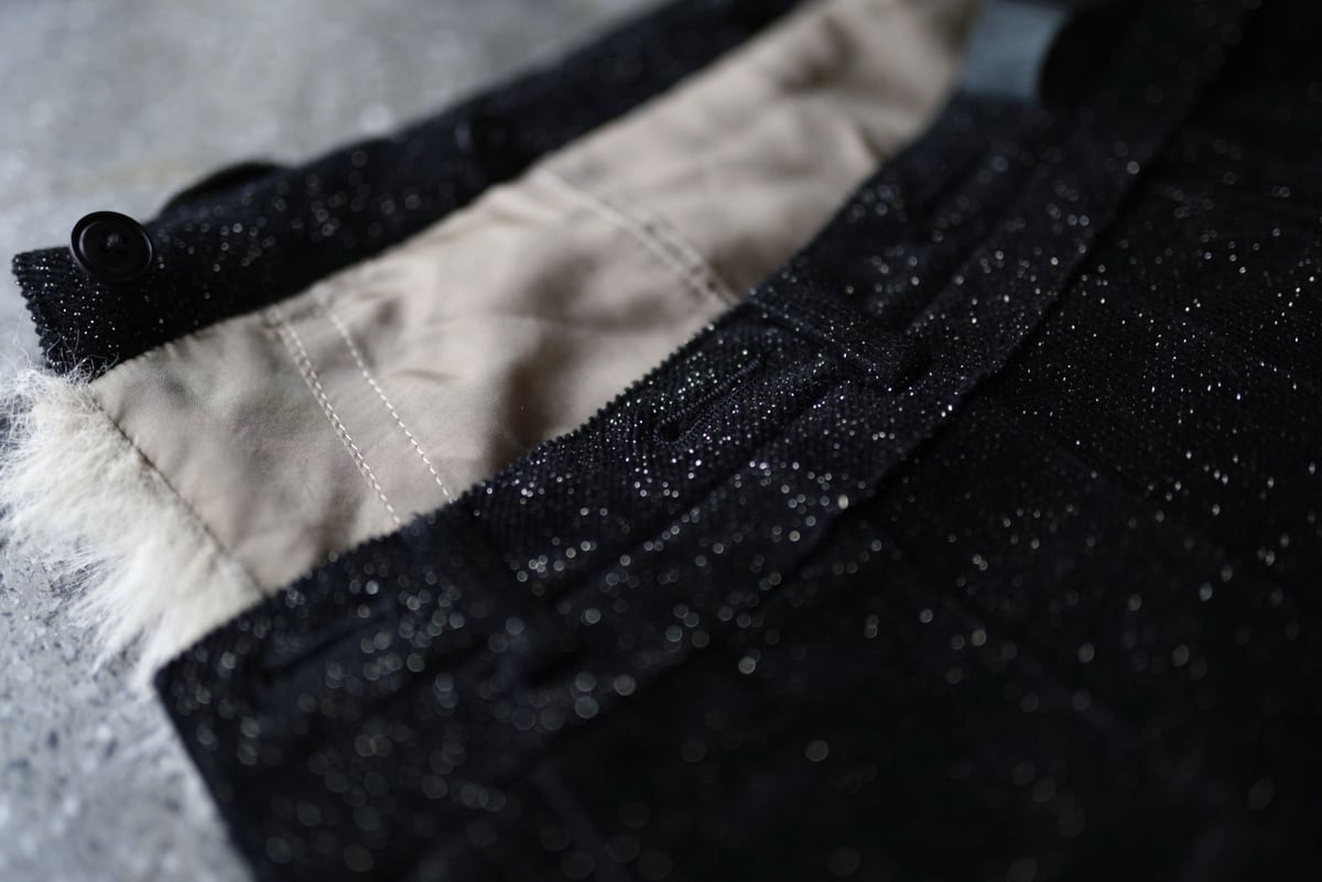 13AW ファー切替巻きスカート / Yohji Yamamoto POUR HOMME(ヨウ 13AW ファー切替巻きスカート / Yohji Yamamoto POUR HOMME(ヨウ