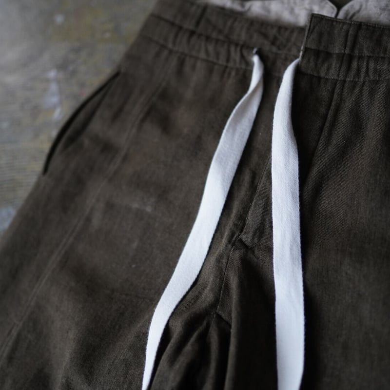 21SS TROUSERS WORK コットンリネントラウザーズパンツ / sus-sous(...