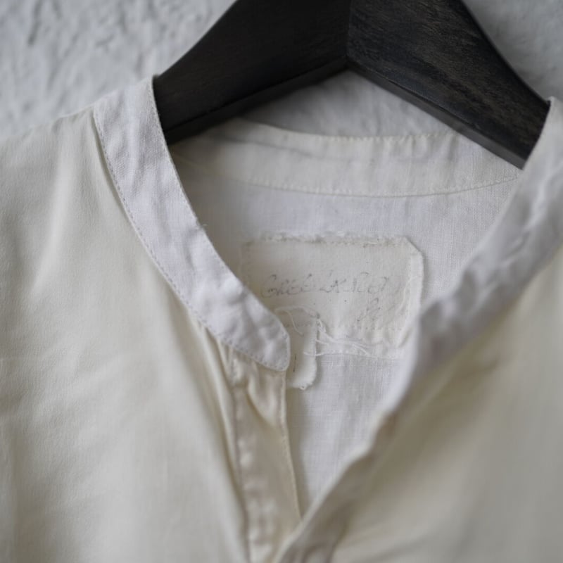 The Studio Shirt シルクビブヨークリネンシャツ / Greg Lauren(グ