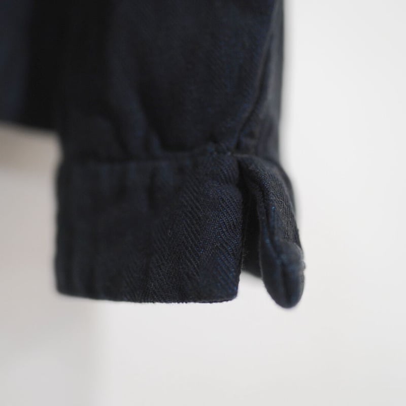 インディゴヘリンボーンシャツジャケット / MATiAS(マティアス) | D  