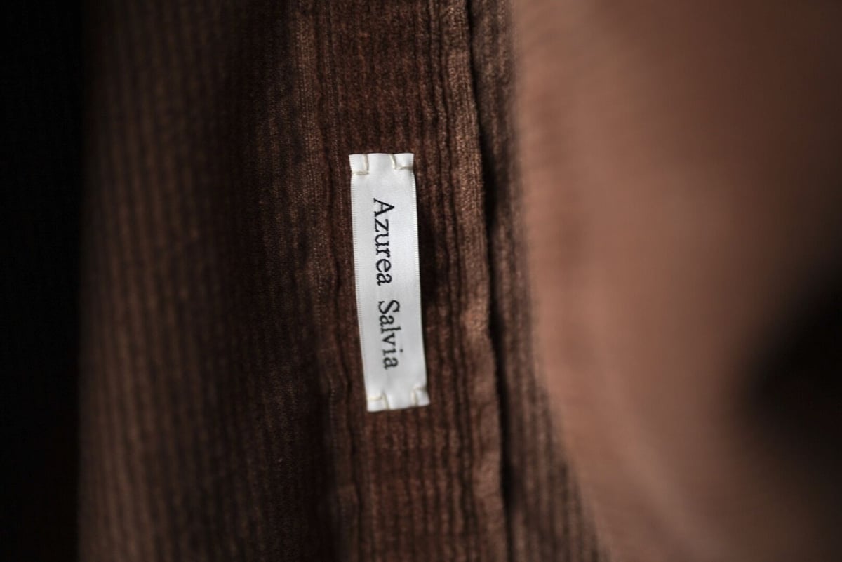 23SS Corduroy Pullover コーデュロイプルオーバーシャツ / azurea