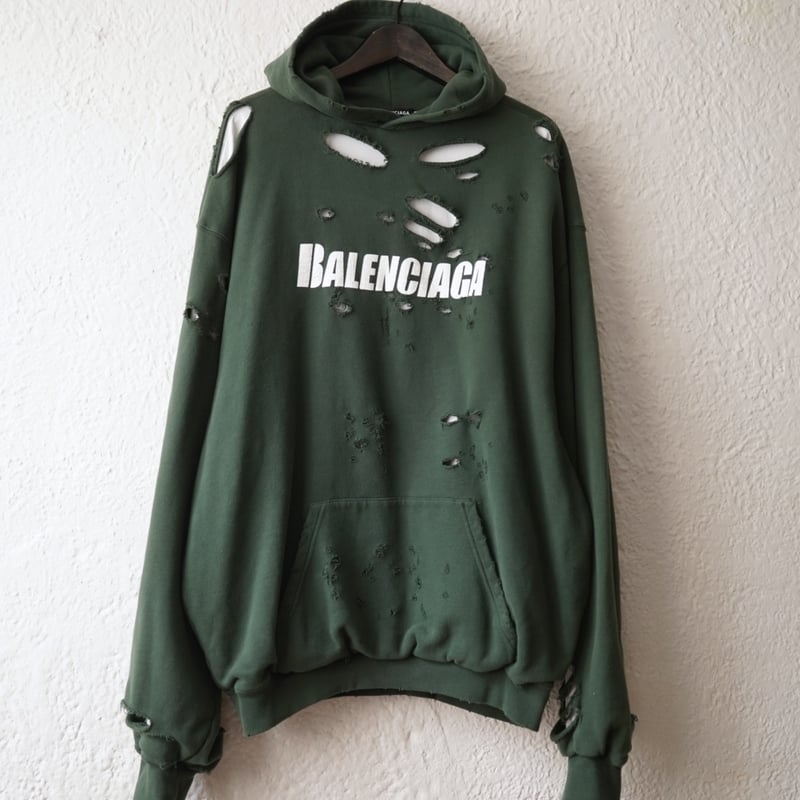 21SS CAPS DESTROYED HOODIE デストロイ加工ロゴミディアム 21SS CAPS DESTROYED HOODIE デストロイ加工ロゴミディアム