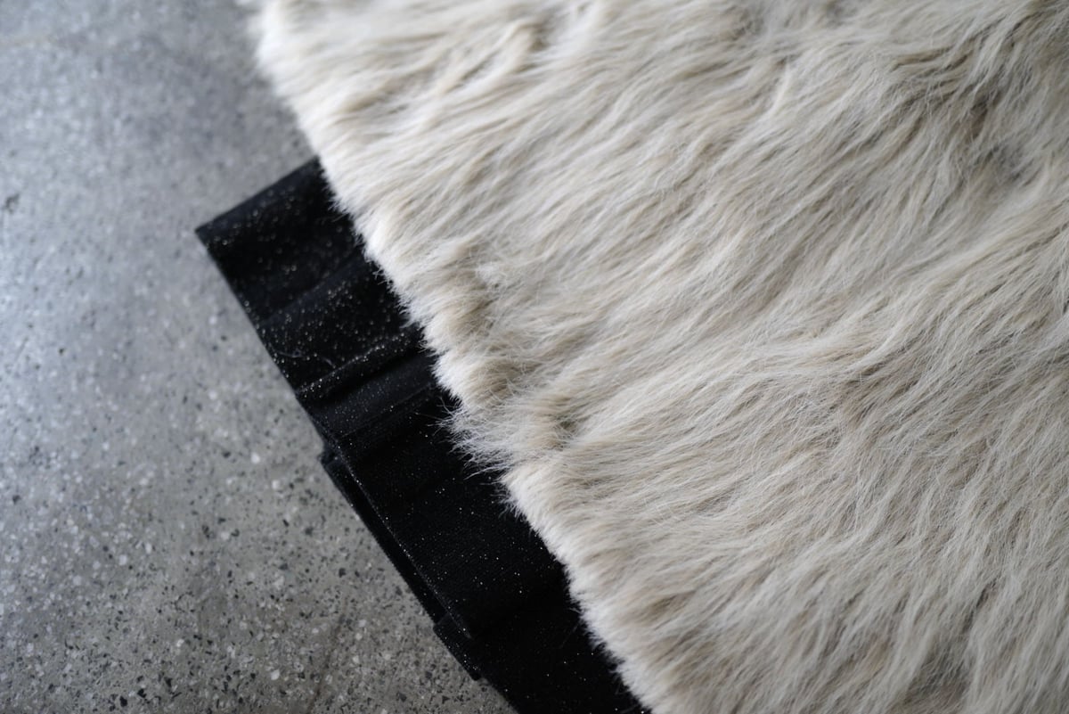 13AW ファー切替巻きスカート / Yohji Yamamoto POUR HOMME(ヨウ 13AW ファー切替巻きスカート / Yohji Yamamoto POUR HOMME(ヨウ