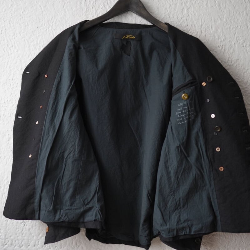 Archivio jm ribot 20aw テーラードジャケット Archivio J.M. Ribot Mens Crinkled Linen Blazer – IfSohoNewYork