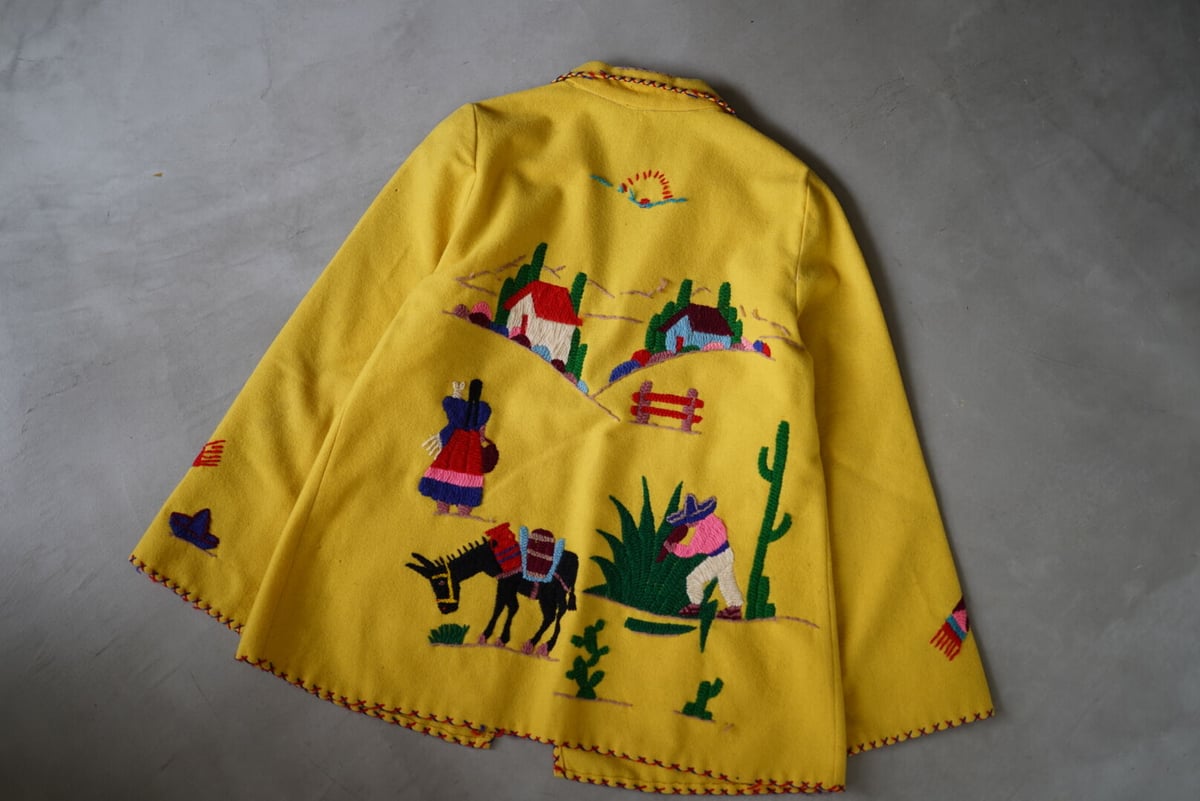 1940's Mexico Hand Embroidery 手刺繍ジャケット / Vintag...