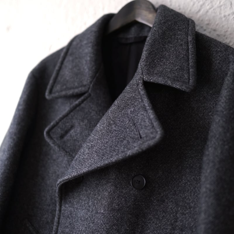 22AW VICTOR ウールメルトンダイアゴナルPコート / HEUGN 22AW VICTOR ウールメルトンダイアゴナルPコート / HEUGN