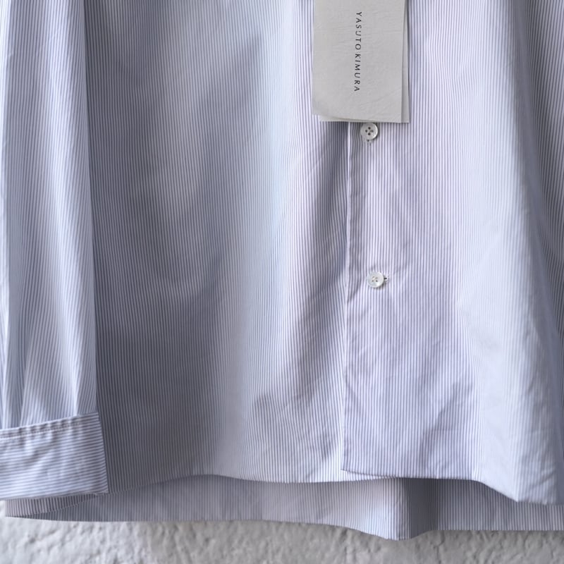 24SS Skipper Shirt ストライプシャツ / YASUTO KIMURA(ヤスト 24SS Skipper Shirt ストライプシャツ / YASUTO KIMURA(ヤスト