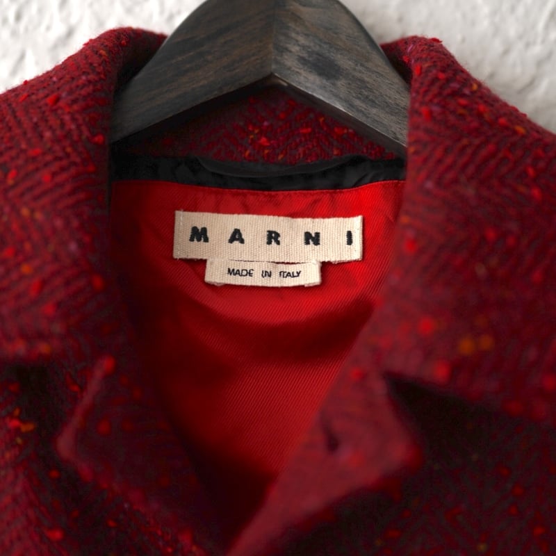 21AW ヘリンボーンツイードブルゾンジャケット / MARNI(マルニ) | D 