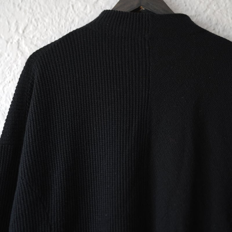 22AW メリノウールジップニットカーディガンセーター / DEVOA 22AW メリノウールジップニットカーディガンセーター / DEVOA