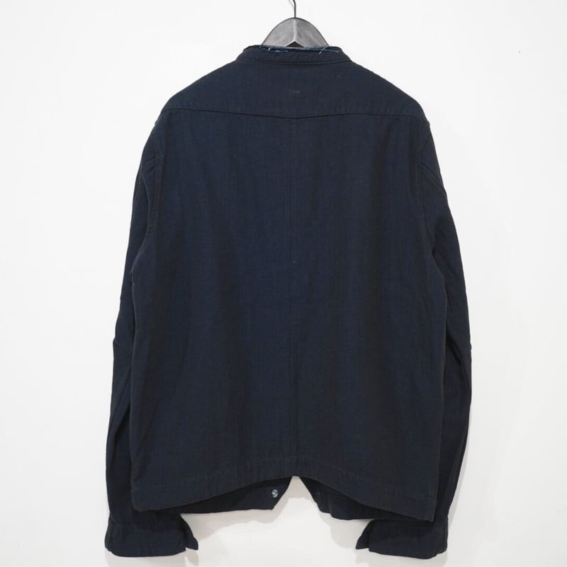 インディゴヘリンボーンシャツジャケット / MATiAS(マティアス) | D  