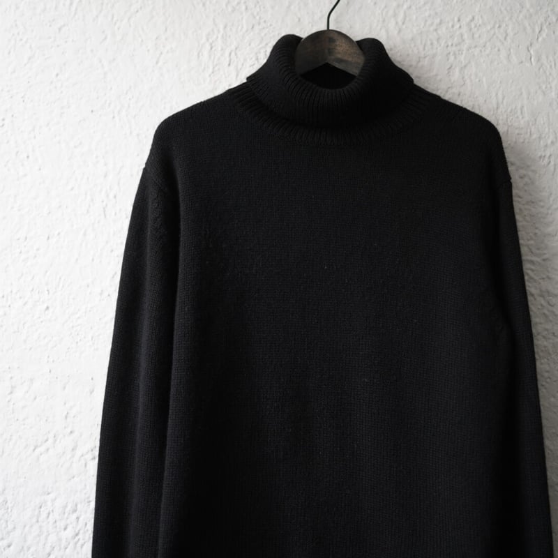 21AW MARTIN カシミヤウールハイネックニットセーター ブラック 