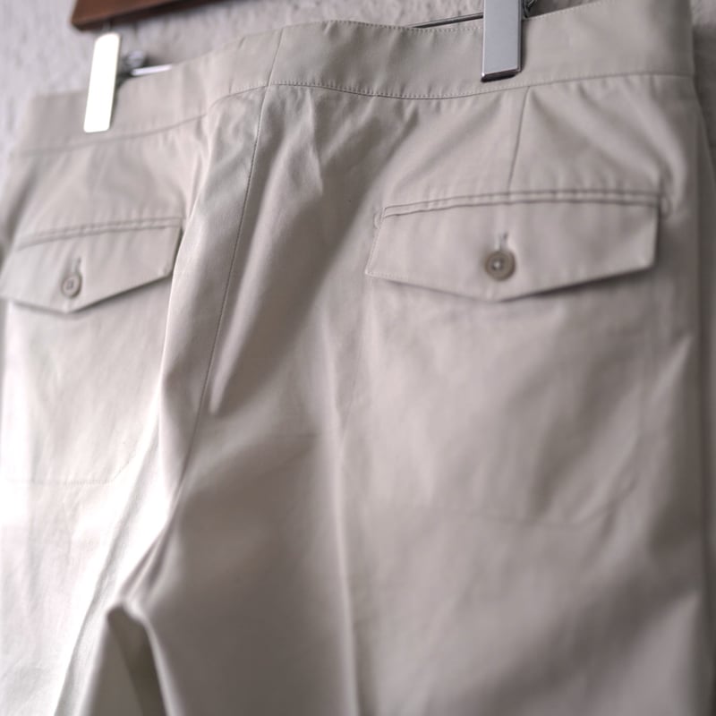 Hermes エルメス 17SS ベルトスラックスパンツ