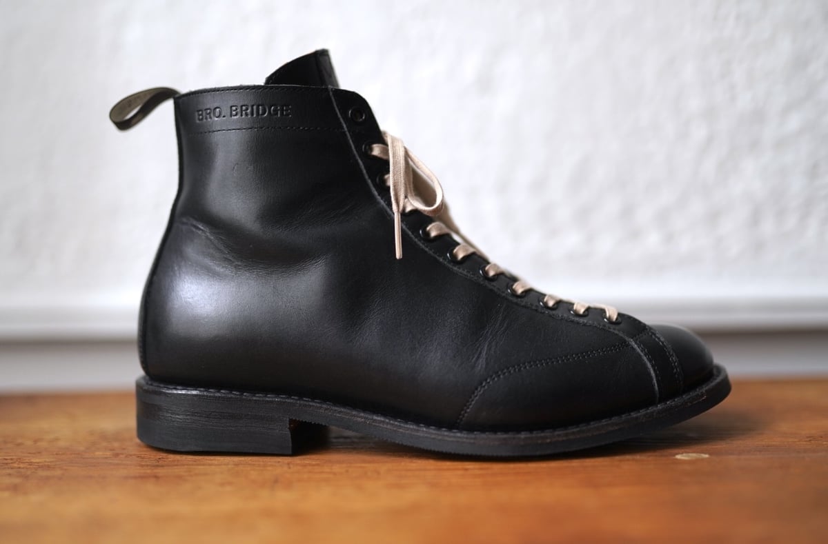 Brother Bridge 黒 calf HENRY us7 ブラザーブリッジ HENRY US7