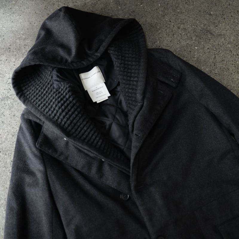 14AW ウールフードコート / STEPHAN SCHNEIDER(ステファン 14AW ウールフードコート / STEPHAN SCHNEIDER(ステファン