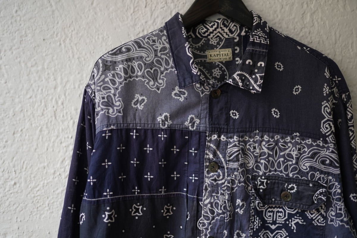 Bandana Patchwork 1st Jacket バンダナシャツジャケット / KAP Bandana Patchwork 1st Jacket バンダナシャツジャケット / KAP