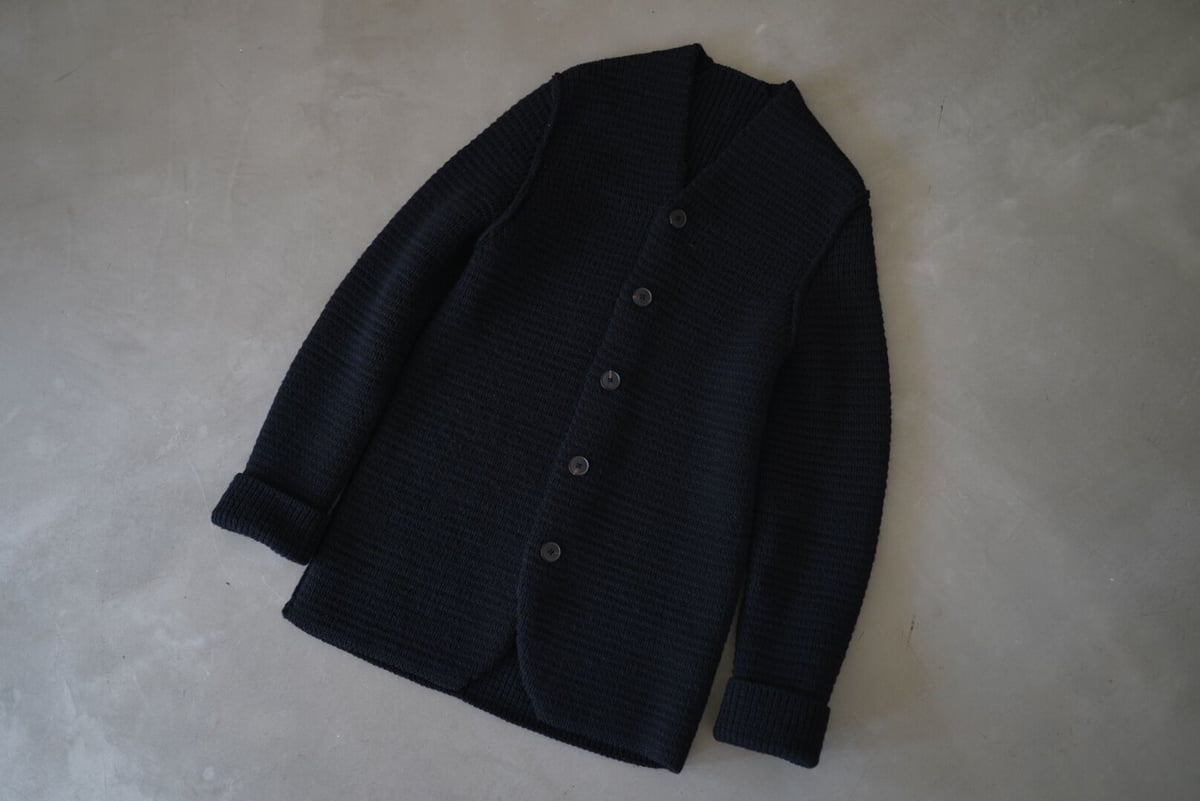 独特の上品 BLACK 極美品 LABEL ニットジャケット シルク混 CRESTBRIDE ...