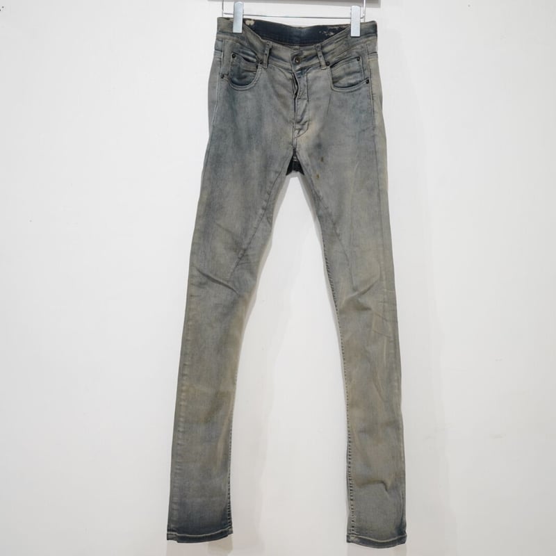 新品 RICK OWENS DRKSHDW ダメージ加工スキニーデニム 29
