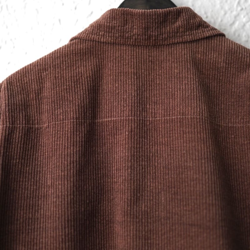 23SS Corduroy Pullover コーデュロイプルオーバーシャツ / azurea