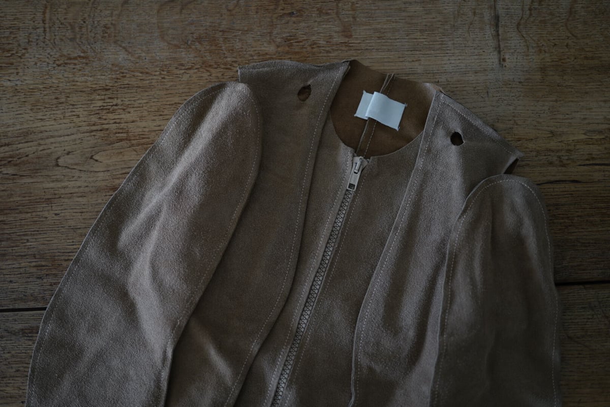 98SS 平面期 スウェードレザージャケット / Maison Martin Margiela