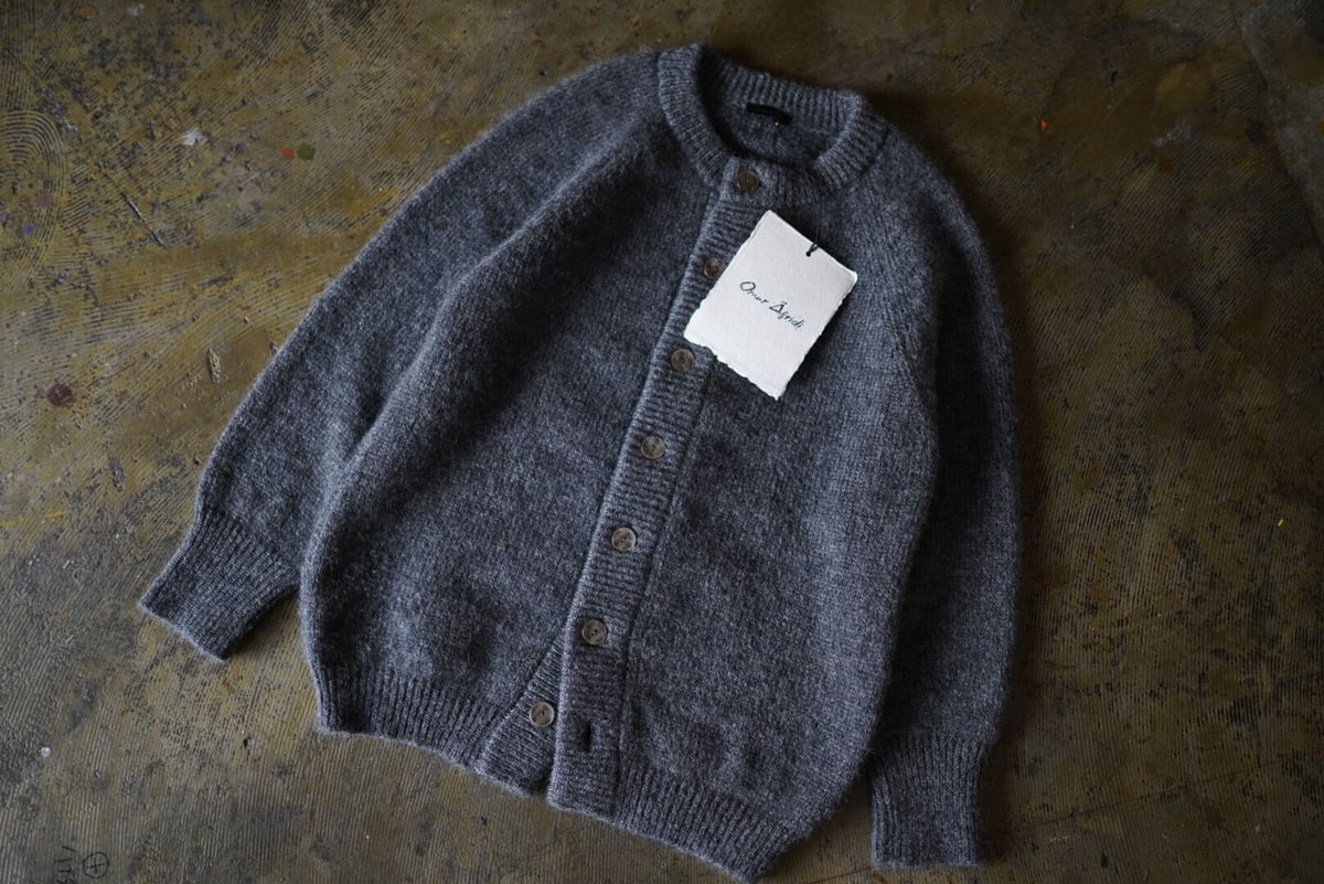 21AW NUBE CARDIGAN モヘヤニットカーディガン / Omar Afridi(オ