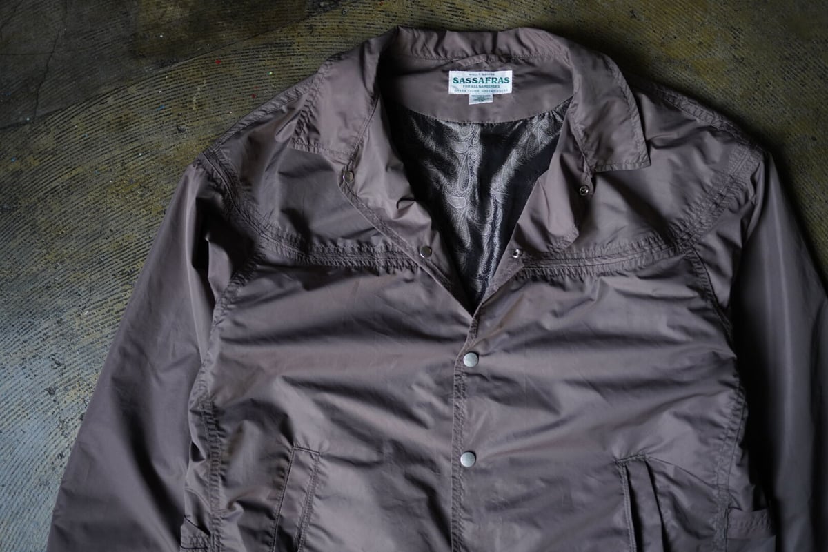 ◆新品◆SASSAFRAS ササフラス ナイロン コーチジャケット