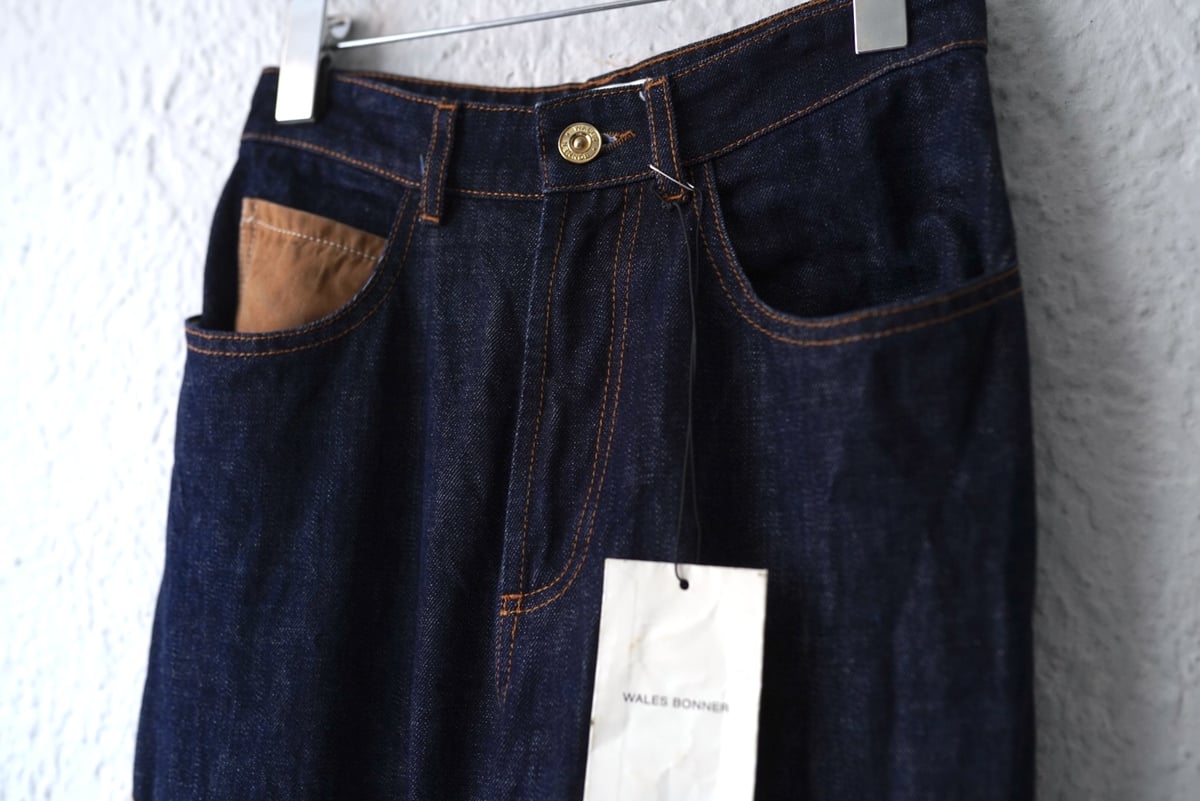 21AW Essence Panelled Jeans ワークデニムパンツ / WALES B