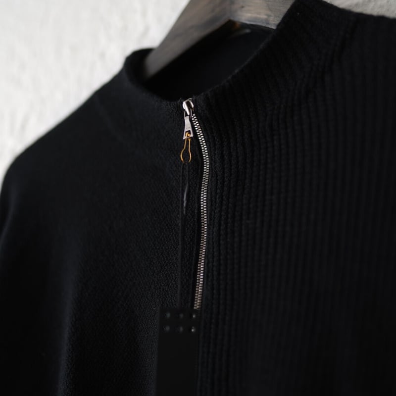 22AW メリノウールジップニットカーディガンセーター / DEVOA 22AW メリノウールジップニットカーディガンセーター / DEVOA