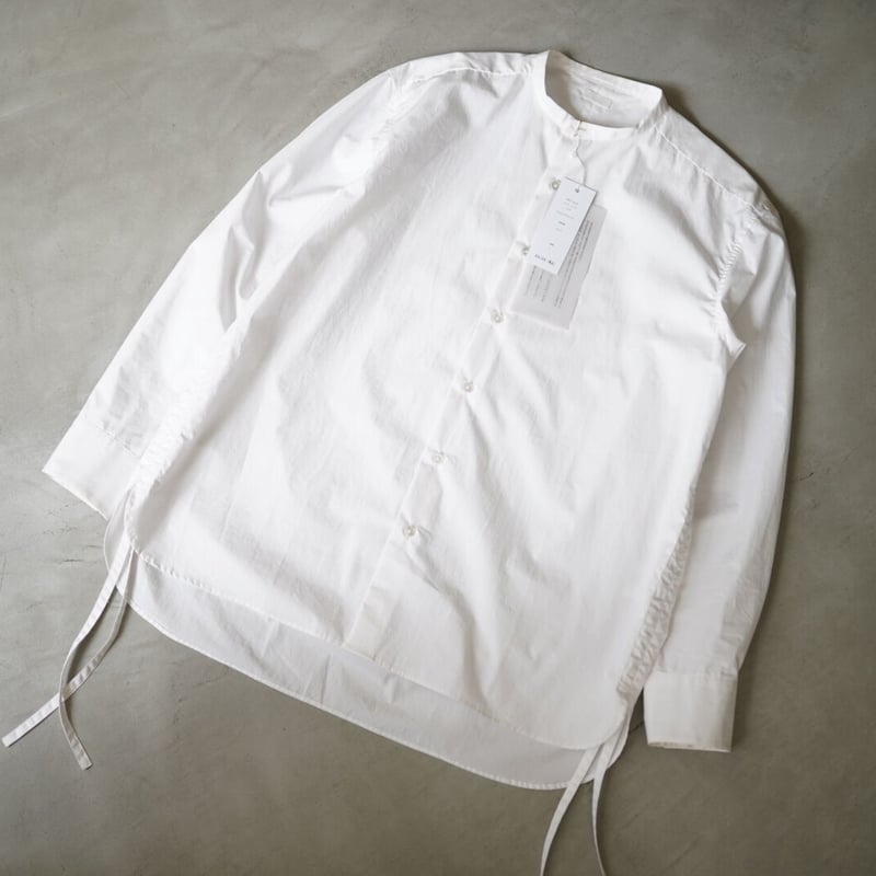 22SS OVERSIZED STRING SHIRTS バンドカラーシャツ / seeall