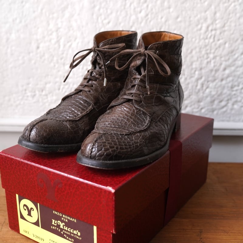 30万円】Le Yucca's クロコ Uチップ/size42/ほぼ新品