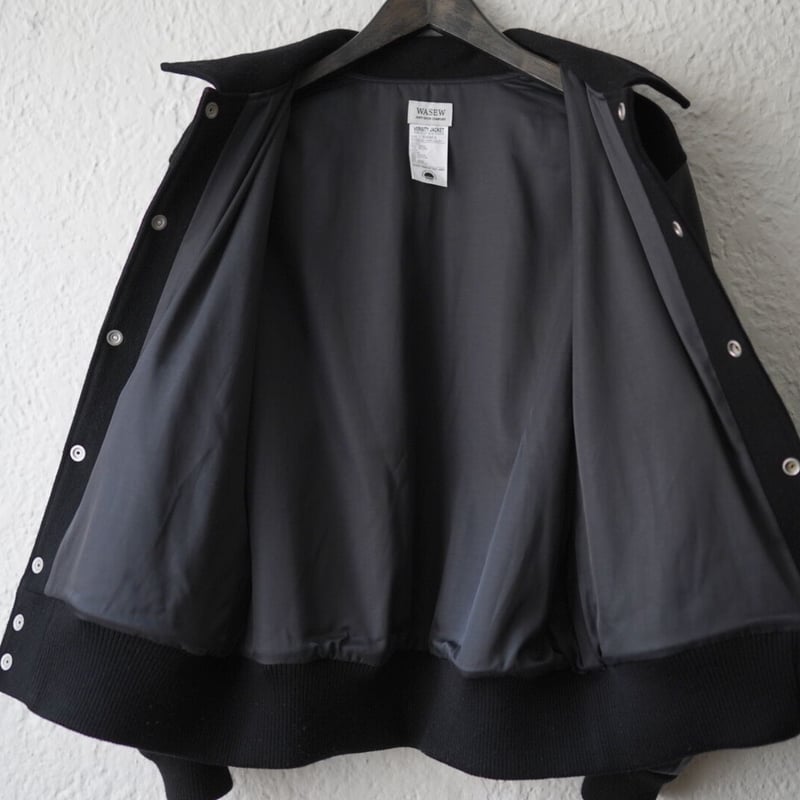 22AW VERSITY JACKET レザー切り替えスタジャン / WASEW(ワソウ) |