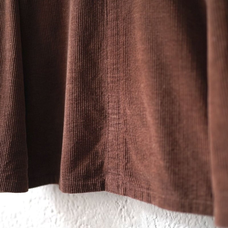 23SS Corduroy Pullover コーデュロイプルオーバーシャツ / azurea