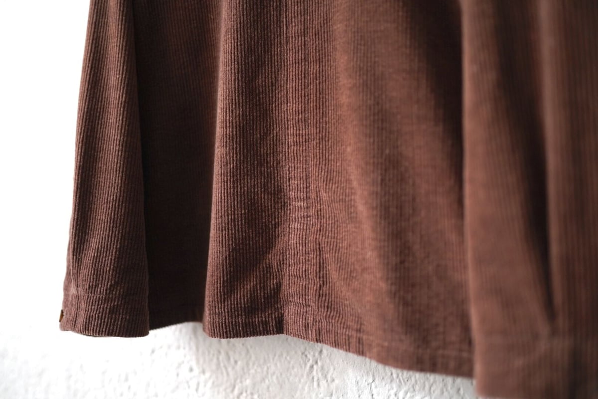 23SS Corduroy Pullover コーデュロイプルオーバーシャツ / azurea