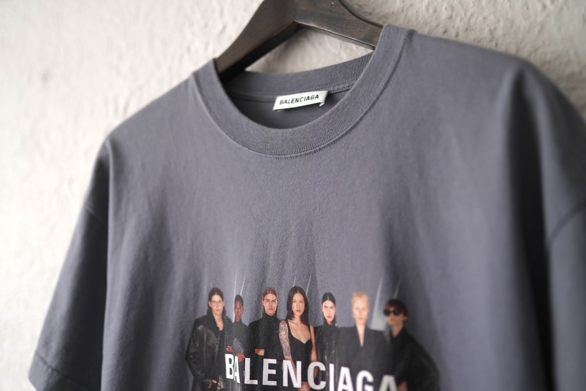 20SS リアルバレンシアガプリント半袖Tシャツ / BALENCIAGA 