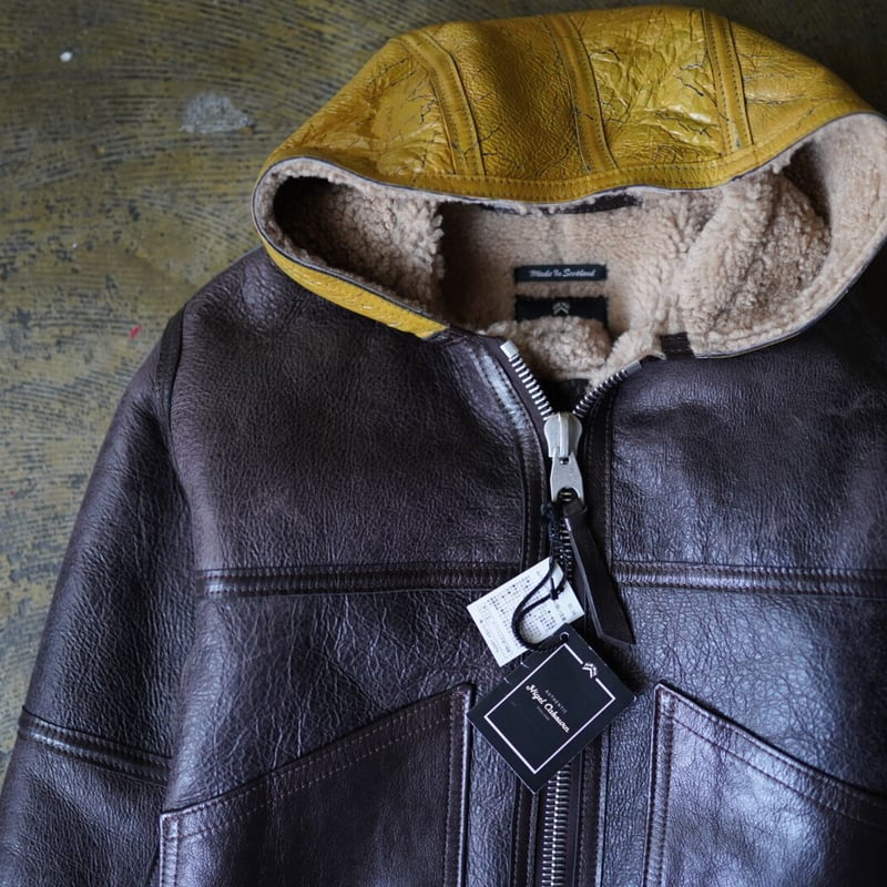 20AW シープスキン DROPZONE SHEEPSKIN JACKET ムートンレザージャ...