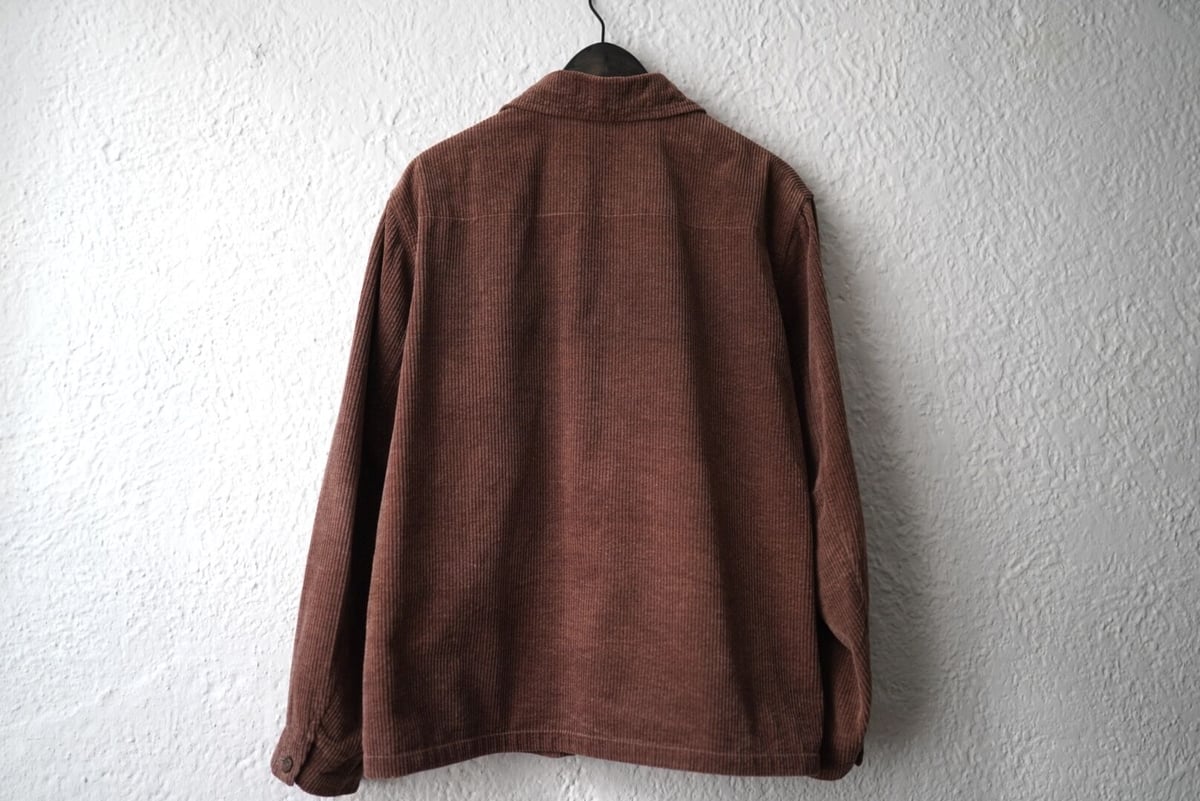 23SS Corduroy Pullover コーデュロイプルオーバーシャツ / azurea salvia(アズレアサルヴィア)