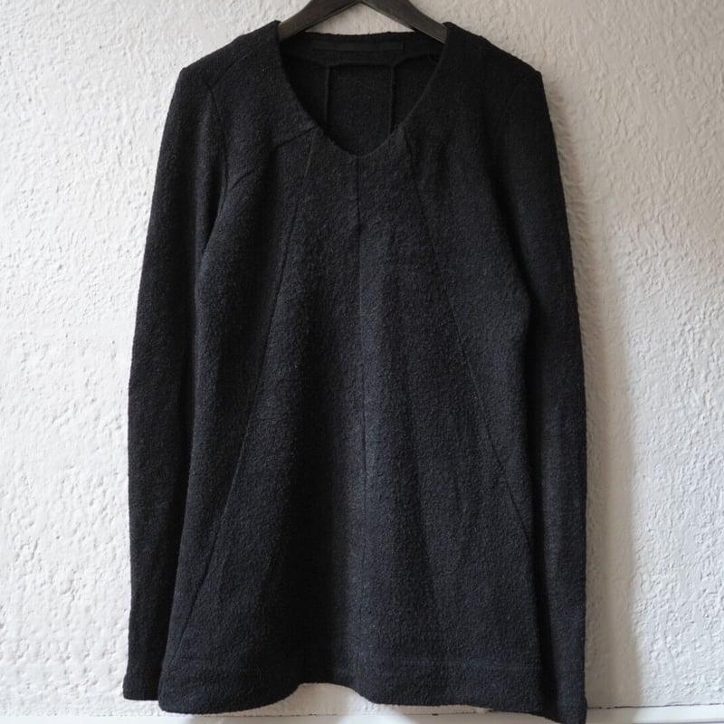 15AW “sphere;” ウールアルパカパイルロングカットソー / JULIUS 