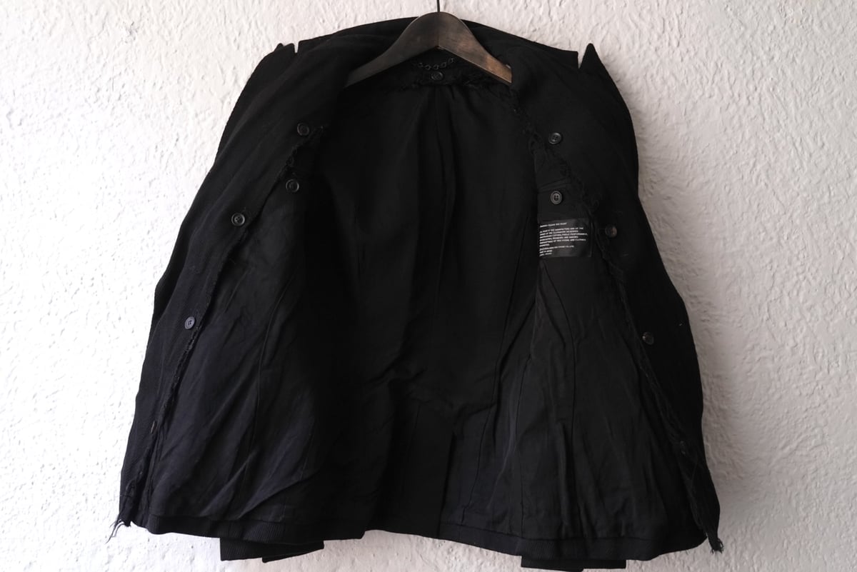 05AW THIEVES; レイヤードウールリネンテーラードジャケット / JULIUS  