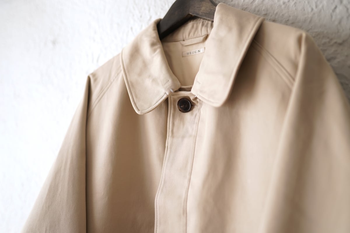 22AW ALBERT ウールギャバジンオーバーコート / HEUGN(ユーゲン 22AW ALBERT ウールギャバジンオーバーコート / HEUGN(ユーゲン