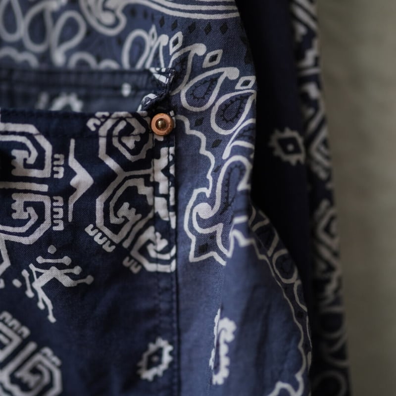 KAPITAL ネル リバーシブルバンダナ 1ST ジャケット KAPITAL ネル リバーシブルバンダナ 1ST ジャケット KAPITAL