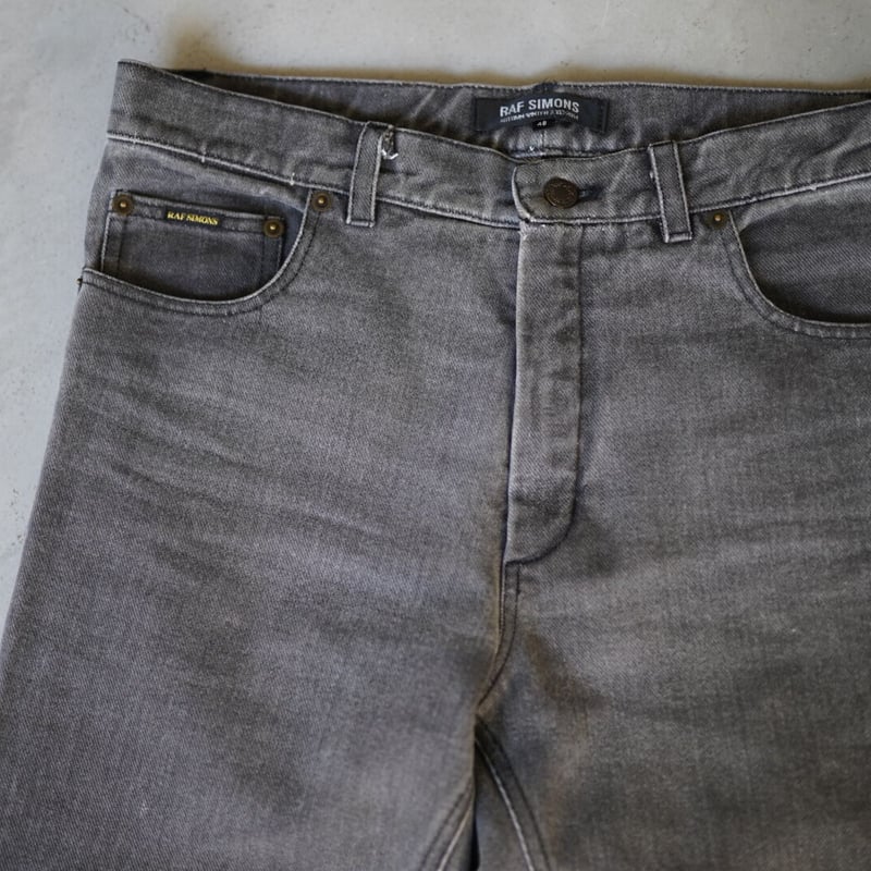 03AW COLSER期 ブラックデニムパンツ / RAF SIMONS(ラフシモンズ 03AW COLSER期 ブラックデニムパンツ / RAF SIMONS(ラフシモンズ