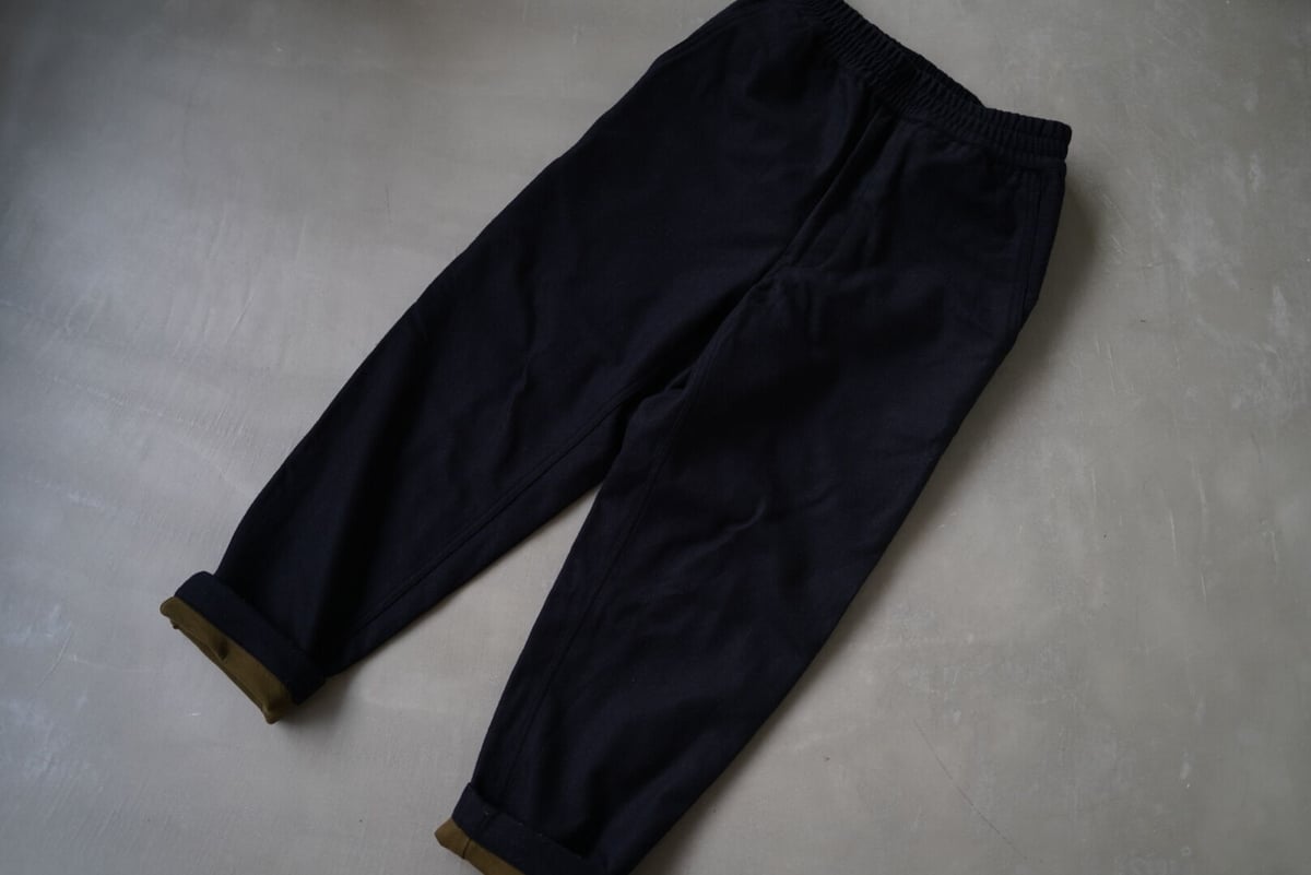 19AW メルトンウールイージーパンツ / Sans Limite(サンリミット) | D'a...