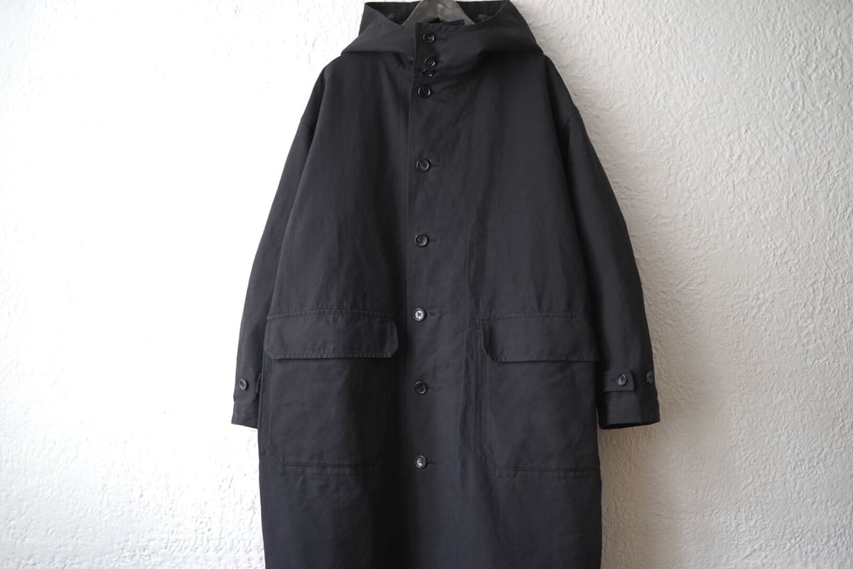 KAVAL カヴァル Shop coat リネンショップコート - ステンカラーコート