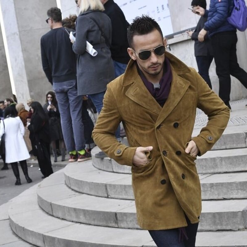 15AW スウェードレザーPコート / TOM FORD(トムフォード) | D'arte(ダルテ) 15AW スウェードレザーPコート / TOM FORD(トムフォード) | D'arte(ダルテ)